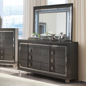 65" Sawyer Dresser Metallic Gray - Acme Furniture - 1 of 4