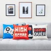 Juvale Set of 4 Video Games Theme Decorative Throw Pillow Case Cushion Covers 18 x 18 in - 2 of 4