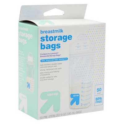 Milk Storage Bags - 50ct - Up&Up , White
