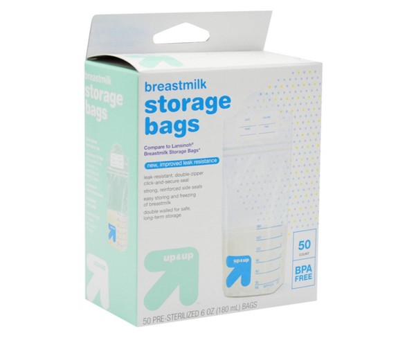 Milk Storage Bags - 6oz 50ct Up&#38;Up&#8482;