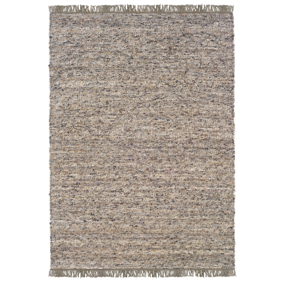  Verginia Berber Reversible Flatweave Accent Rug Dark Natural