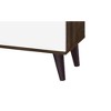 63" Functional TV Stand with Storage Shelves, Cabinet, and Low Profile Mid-Century Design for Living Room - 2 of 4