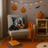 Tramull Halloween Throw Pillow, 14x14 Inch Indoor Outdoor Decorative Pet Theme Pillow - 3 of 4