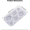 JDICTION Waterdrop & Oval Silicone Jewelry Molds - 6 Cavities Resin Pendant Molds with Hanging Holes for DIY Epoxy Cabochon, Earrings & Necklaces - 2 of 4