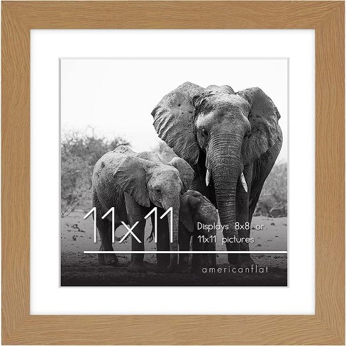 set Of 6) 11 X 11 Matted To 8 X 8 Frame Set Natural - Room Essentials™  : Target