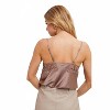 Women's Silky Lace Trim Camisole - BluIvy - 2 of 3
