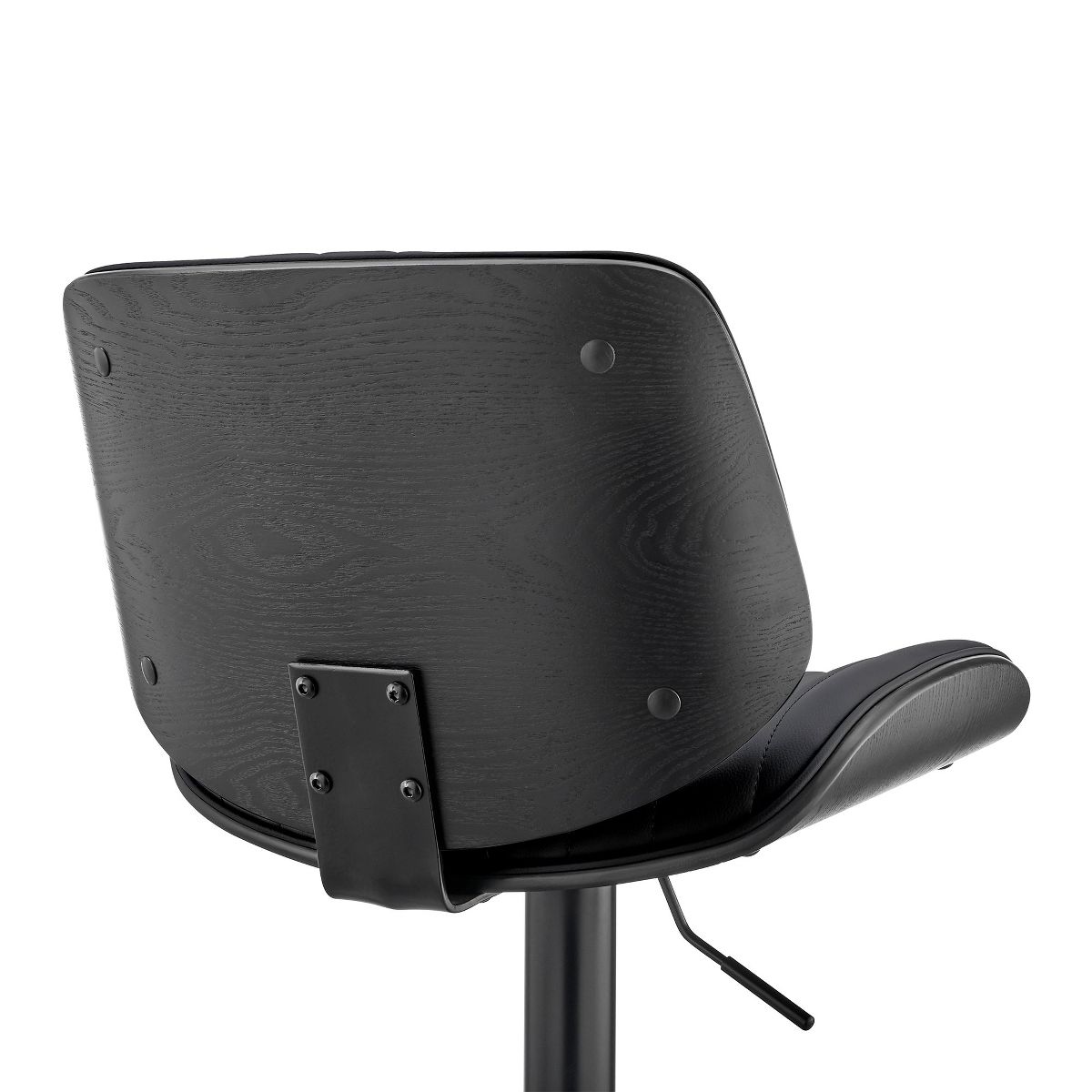 Armen Living Brock Barstool Gray/Black/Black - thumbnail 8