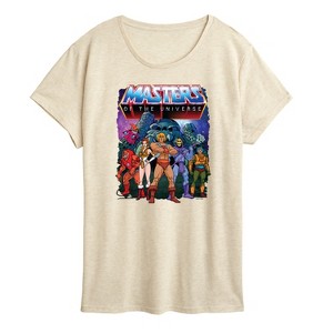 Women's - Masters of the Universe - He-Man and Friends Group Short Sleeve Graphic T-Shirt - 1 of 4