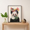 Coco de Paris Flower Panda Framed Art Canvas - Society6 - 3 of 3