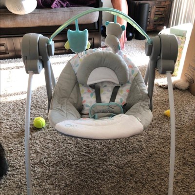 Ingenuity Comfort 2 Go Compact Portable Baby Swing With Music - Flora :  Target