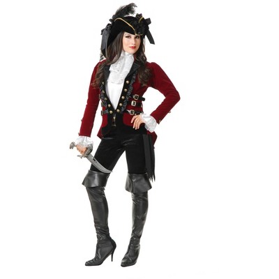 Charades Womens Pirate Lady Blouse Small