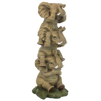 Design Toscano The Hear-No, See-No, Speak-No Evil Elephants: Medium