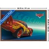 Trends International Disney Pixar Cars (2006) - Kachow! Lightning McQueen Framed Wall Poster Prints - 3 of 4