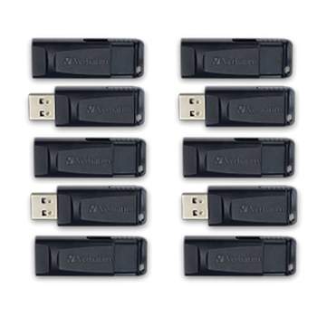 Verbatim® Store ‘n’ Go® USB-A Flash Drives, Business Bulk 10 Count, Black