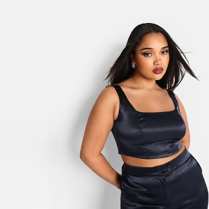 Rebdolls Women's Juliette Satin Corset Top - 1 of 3