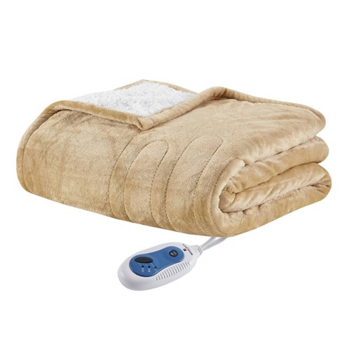 Woolrich heated plush discount to berber blanket