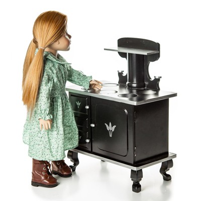 The Queen's Treasures 18 Inch Doll Little House Prairie Wood Cook Stove