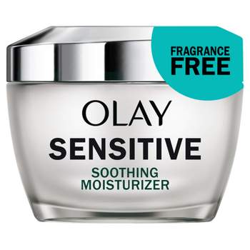 Olay Sensitive Face Moisturizer Cream with Colloidal Oatmeal - Fragrance Free - 1.7oz