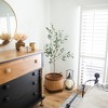 Nearly Natural 5-ft Artificial Slim Minimalist Olive Tree - 4 of 4