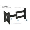 Mount-It! Full Motion TV Wall Mount, Articulating Computer Screen Bracket for 23 - 42 inch Screens Fits Up To VESA 200x200mm, 66 Lbs. Capacity - 2 of 4