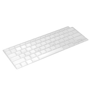 Insten Keyboard Cover Protector - Ultra Thin Silicone Skin, Tactile Feeling, Anti-Dust, Clear -2020 Macbook Air 13" - 1 of 4