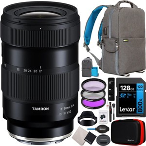 Tamron 17-50mm F4 Di III VXD Lens for Sony E-Mount Full Frame Mirrorless Cameras Bundle - 1 of 4