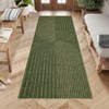 Modern Rainbow Easy Jute Area Rugs, Washable Natural Contemporary Indoor Outdoor Carpet for Living Room Bedroom Office Farmhouse Patio Backyard RV - 2 of 4