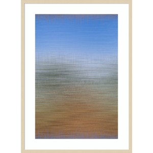 Amanti Art 30" x 41" Pier Abstract in Color by Susan Vizvary Wood Framed Wall Art Print : Contemporary Home Decor - 1 of 4