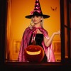 Underwraps Costumes Witch Cape and Hat Adult Costume Set | Pink - 2 of 3