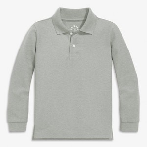 Primary Kids Long Sleeve Pique Polo - 1 of 4