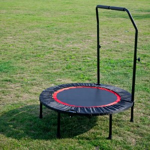 KWPZQEB 40 Inch Mini Exercise Trampoline, Compact Fitness Trampoline for Kids & Adults, Fitness Rebounder for Indoor, Garden, Max Load 330lbs - 1 of 4