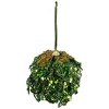 Northlight Sequin and Glitter Leaf Vines Christmas Ball Ornament - 4" - Green - 4 of 4