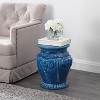 JONATHAN Y Anita 18" Classic Vintage Ceramic Indoor/Outdoor 4-Elephant Garden Stool - 4 of 4
