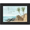 HomeRoots WILD AND FREE JUST LIKE THE SEA Black Framed Print Wall Art - 4 of 4