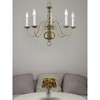 Livex Lighting Williamsburgh 5 - Light Chandelier in  Antique Brass - 2 of 4