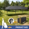 Karl Home | 30 Ft. W x 10 Ft. D Heavy Duty Pop-Up Party Tent Canopy with 8 Sidewalls, Sandbags, Roller Bag - 4 of 4