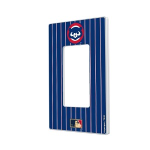 MLB Cooperstown Central Teams Pinstripe Hidden-Screw Light Switch Plate for Single Rocker - 1 of 4