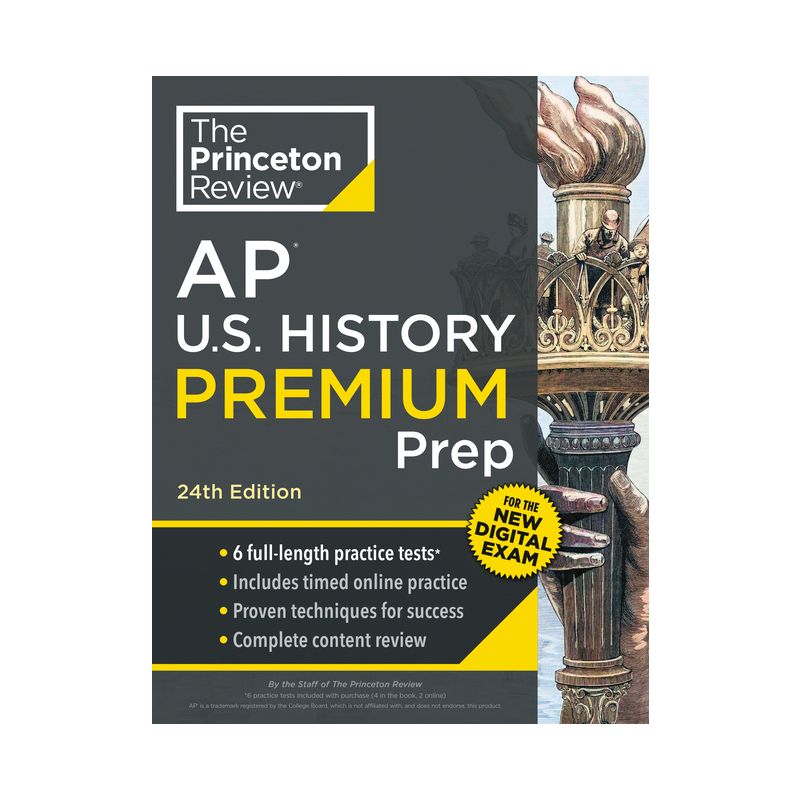 Princeton Review AP U.S. History Premium Prep, 24th Edition - (College Test Preparation) by  The Princeton Review (Paperback), 1 of 2