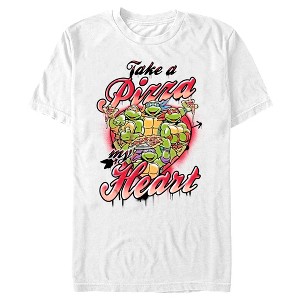 Boy's Teenage Mutant Ninja Turtles Take a Pizza My Heart T-Shirt - 1 of 4