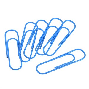 Unique Bargains Large Size Metal Prevent Tearing Pages Home Office Paper Clip 20 Pcs - 1 of 4