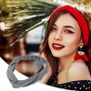 Unique Bargains Women's Simple Solid Elastic Cross Headwrap 1 Pc - 2 of 4