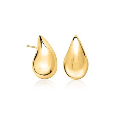 Ross-Simons 14kt Yellow Gold Teardrop Earrings
