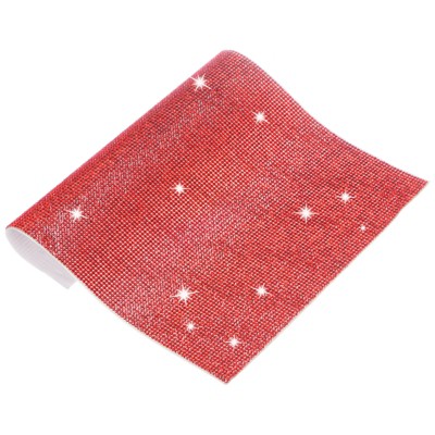 Unique Bargains Crystal Rhinestone Sheet Self Adhesive DIY Crafts Sticker 1 Pc