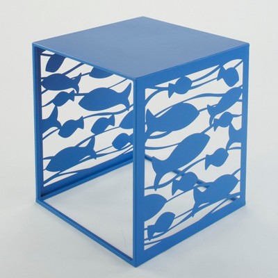 The Lakeside Collection Metal Icon Side Tables
