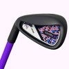 Lag Shot 7 Iron Golf Club Swing Trainer Stick for Right Handed Women, Purple - 3 of 4