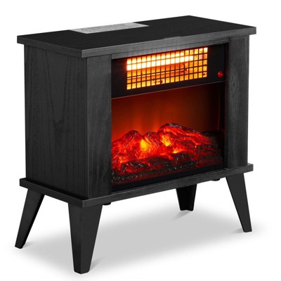 Winado 15-inch 1000-Watt Freestanding Electric Indoor Fireplace with 3D Realistic Flame