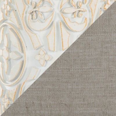 Charlotte 30" White and Beige Polyresin Table Lamps Set