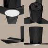 TALOYA 52 in. Ceiling Fan with Light and Remote, Reversible Quiet DC Motor and 3 Blades 3 CCT Light(Black) - 3 of 4