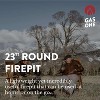 GasOne 23 in Outdoor– Wood Burning Fire Pit – Durable Alloy Steel Small Fire Pits for Outside Backyard, Porch, Deck, Camping, BBQ - 2 of 4