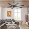 FUFU&GAGA 65" Reversible 8-Blade Ceiling Fan with Black/Brown Dual Finish, Timer, Remote Control - 2 of 4